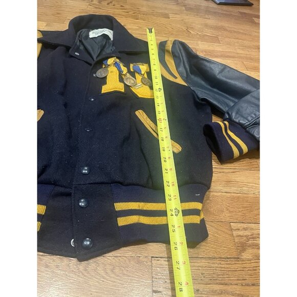 Northern Port Huron Band Varsity Letterman Jacket Michigan Wool With Medals - Picture 5 of 16